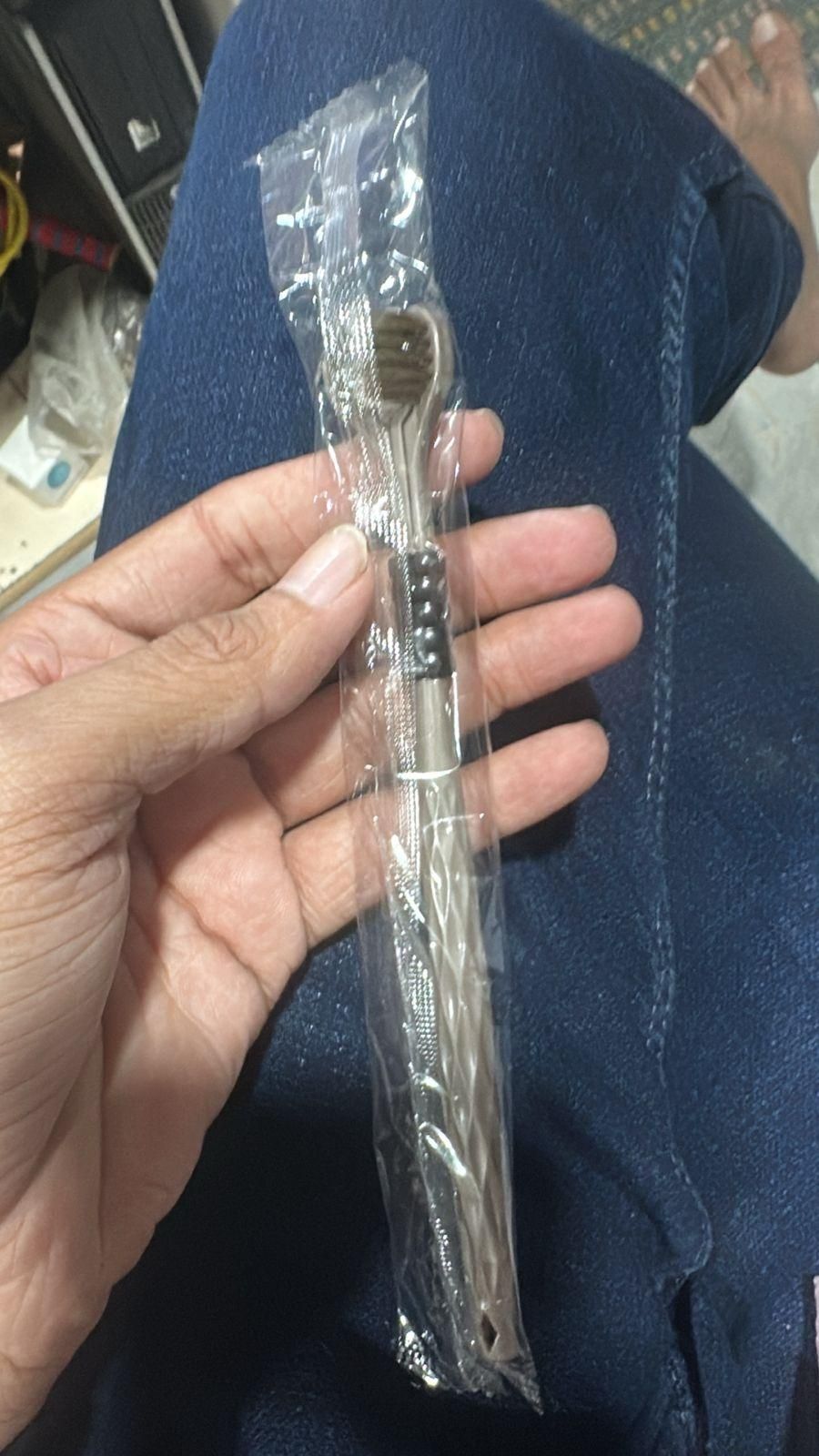 3 SIded Tooth Brush Pack of 4 Men And Women