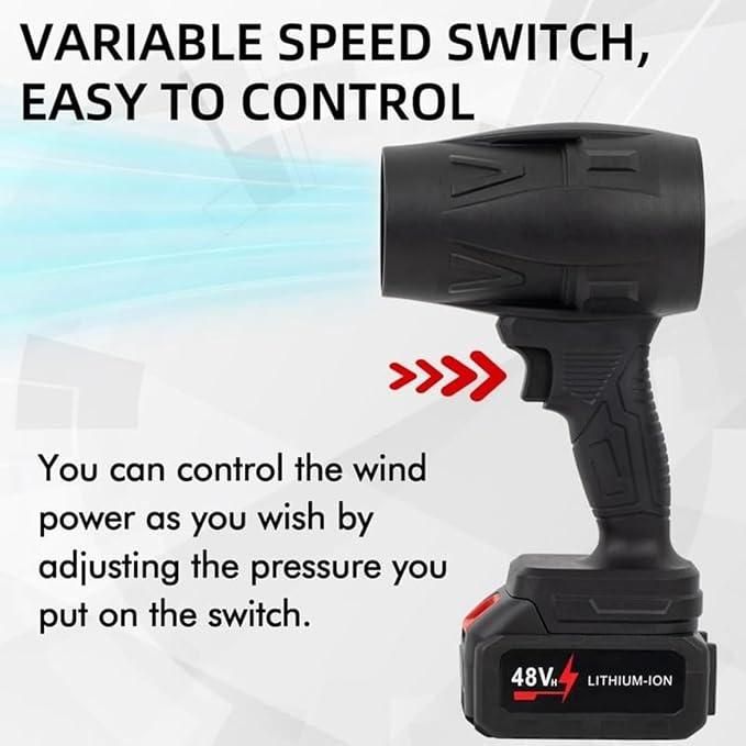 Handheld Electric Portable Air Blower,Turbo Jet Blower Cordless