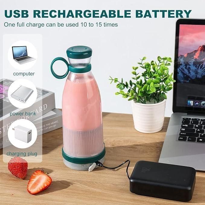 Traverl Portable Mini Juice Blender Electric Battery Mixer Grinder Machine