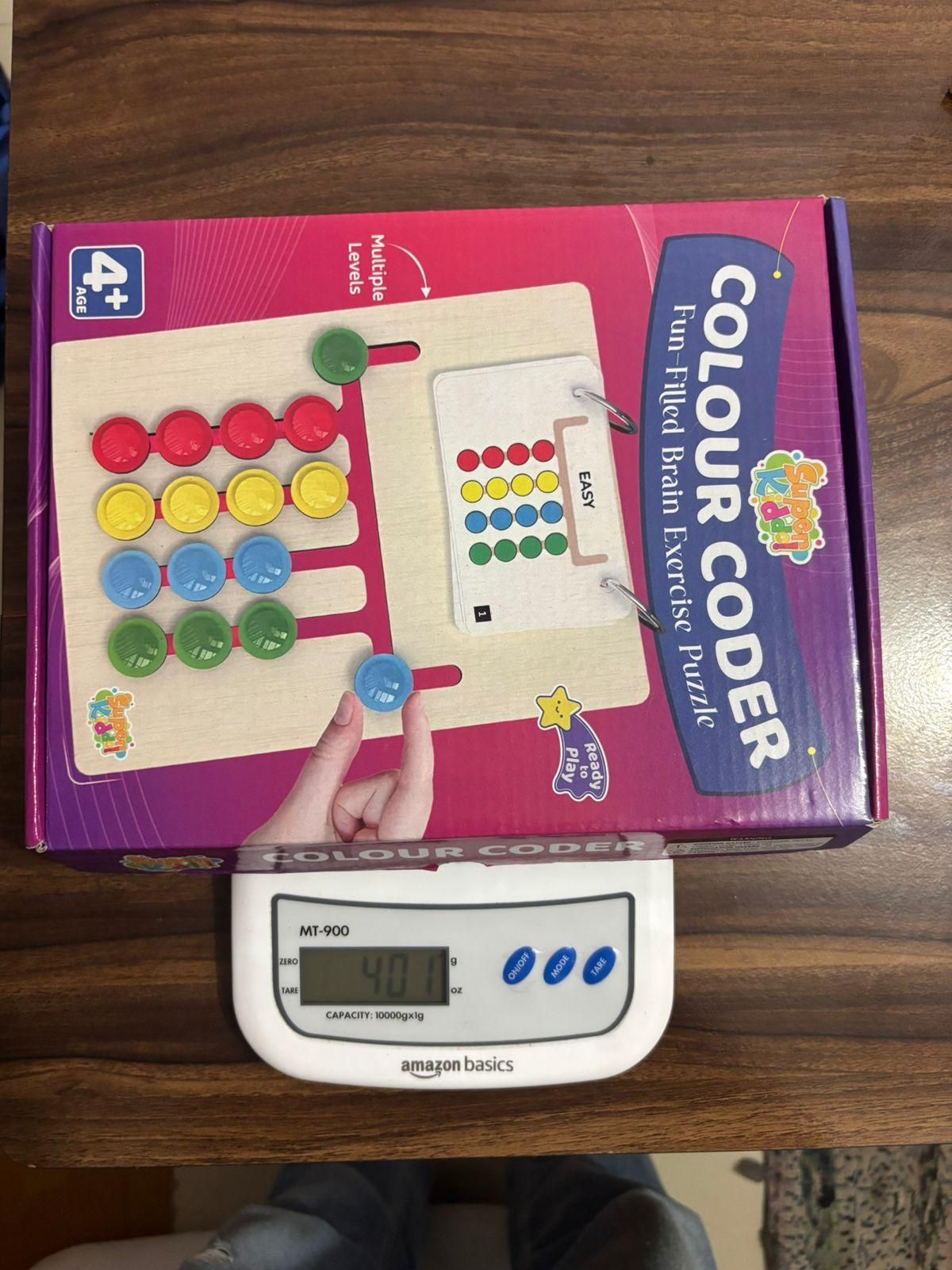 Kids Montessori Slide Puzzle Game Color & Pattern Matching Learning Toys for Kids