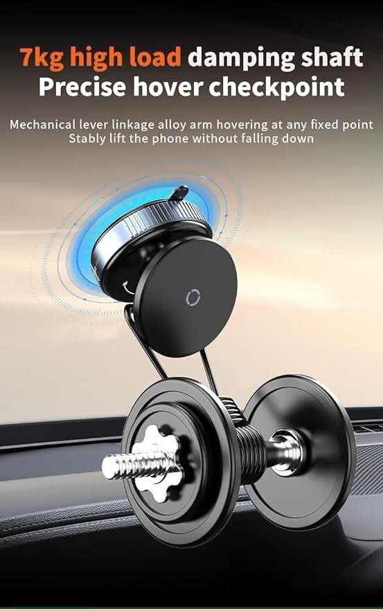 360° Vaccum Magnetic Phones Holder Compatible with All Mobile