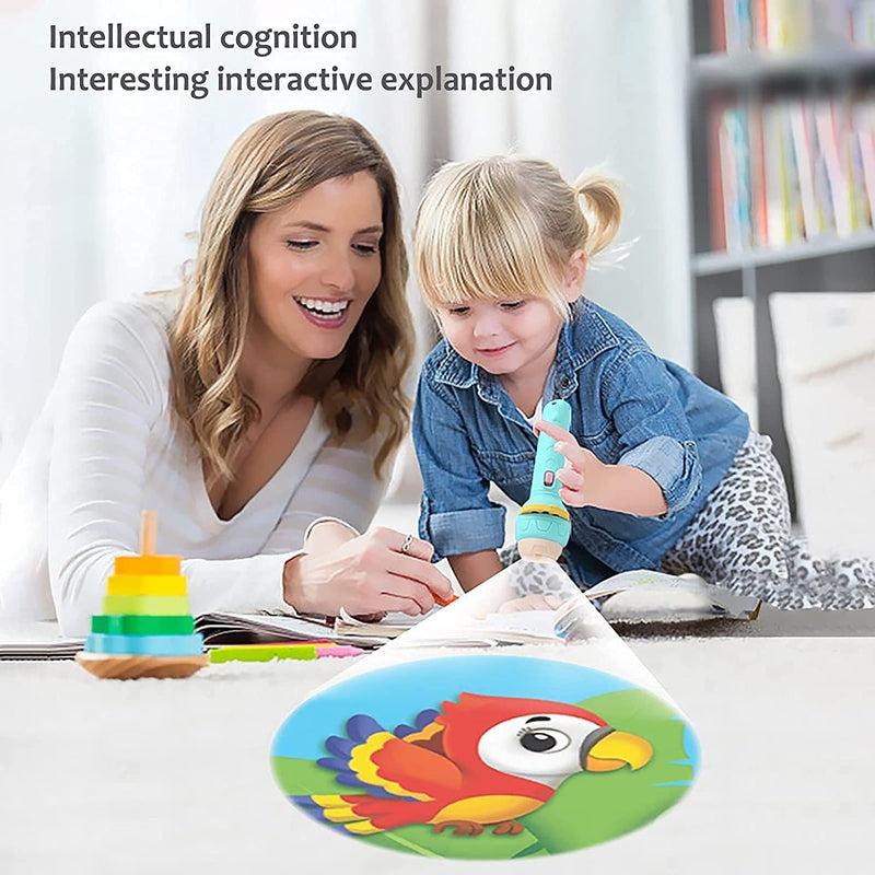 Projector Flashlight Torch for Kids | Slide Flashlight Lamp Education Learning Toy