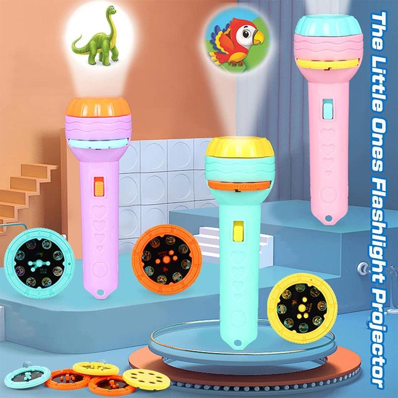 Projector Flashlight Torch for Kids | Slide Flashlight Lamp Education Learning Toy