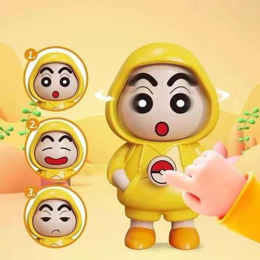 Shinchan Face Chaning Keychain 3 Expression