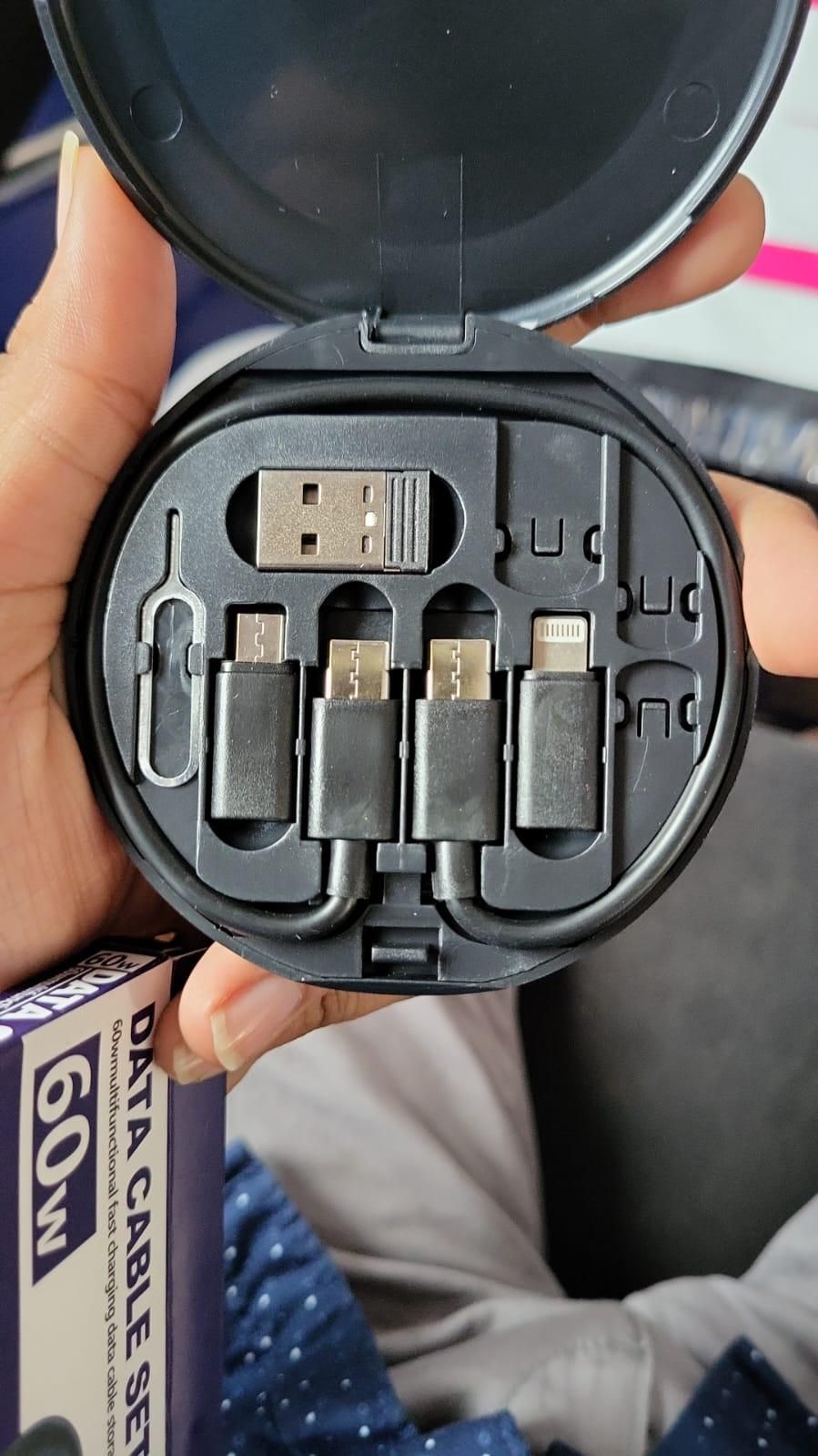 All In One Fast Charging Travel Cabel Set