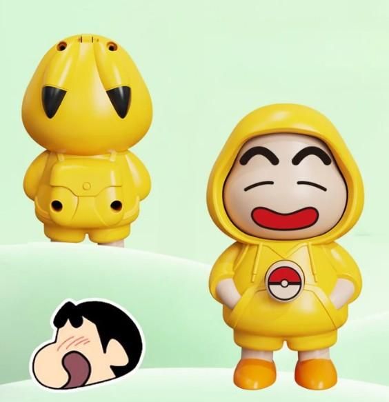 Shinchan Face Chaning Keychain 3 Expression