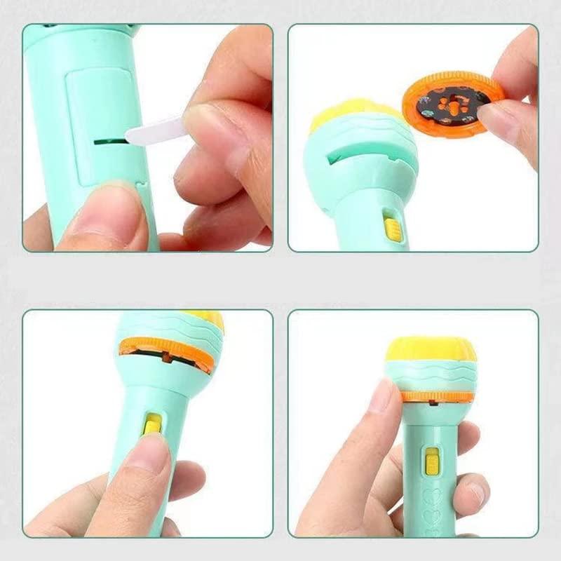 Projector Flashlight Torch for Kids | Slide Flashlight Lamp Education Learning Toy