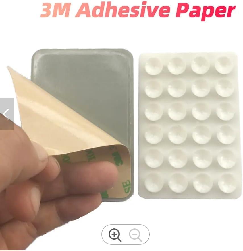 Hands-Free Double Sided Silicone Suction Phone Holder Mount, Silicon Accessory for iPhone and Android