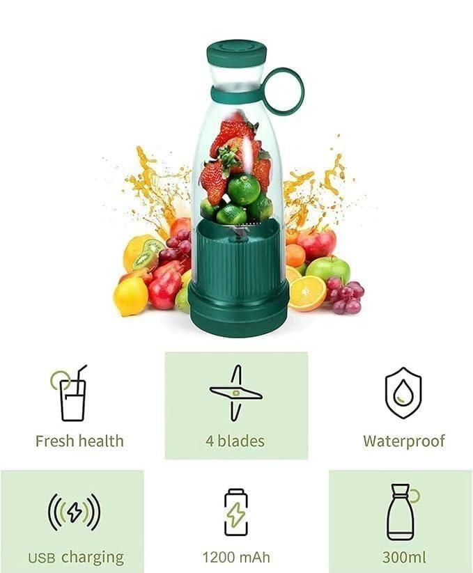 Traverl Portable Mini Juice Blender Electric Battery Mixer Grinder Machine