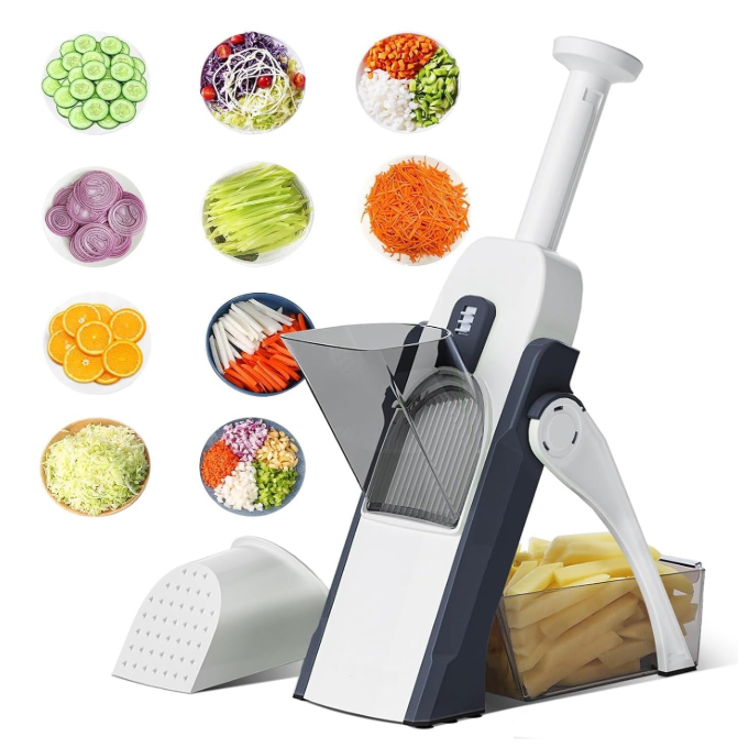 Multipurpose Mandoline Slicer Dicer Grater Vegetable Chopper for Kitchen, with 30 Different Cuts