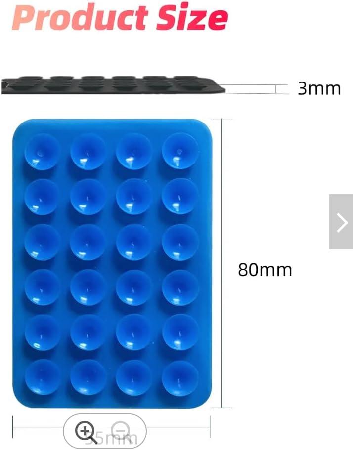 Hands-Free Double Sided Silicone Suction Phone Holder Mount, Silicon Accessory for iPhone and Android
