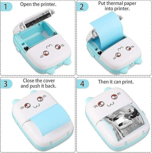Mini Portable Inkless Bluetooth Pocket Printer