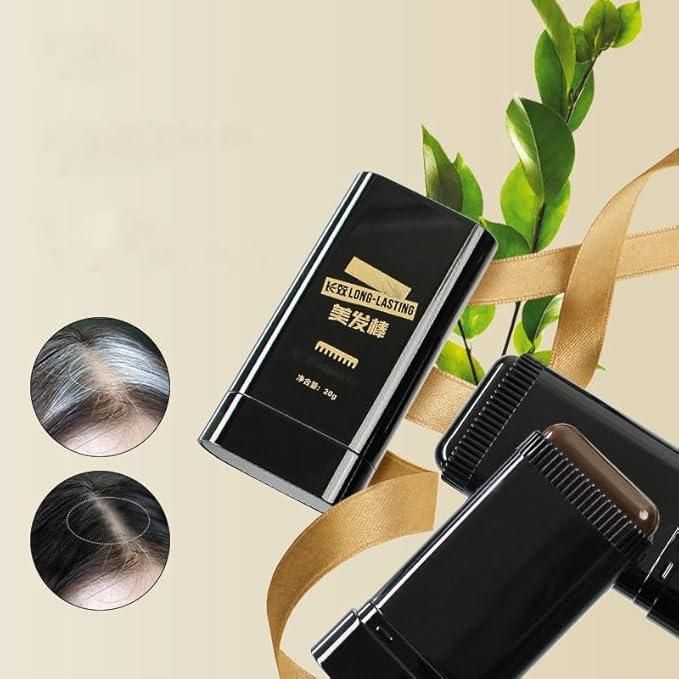 Hair Color Comb Stick, Waterproof and Sweat-Proof Grey Hair Coverage for Men & Women