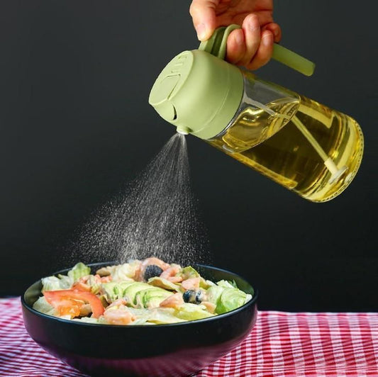500ml 2-in-1 Oil Sprayer & Dispenser Bottle