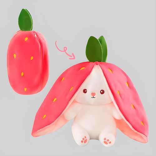 Reversible Bunny Cute Rabbit Kidology Plush Toy