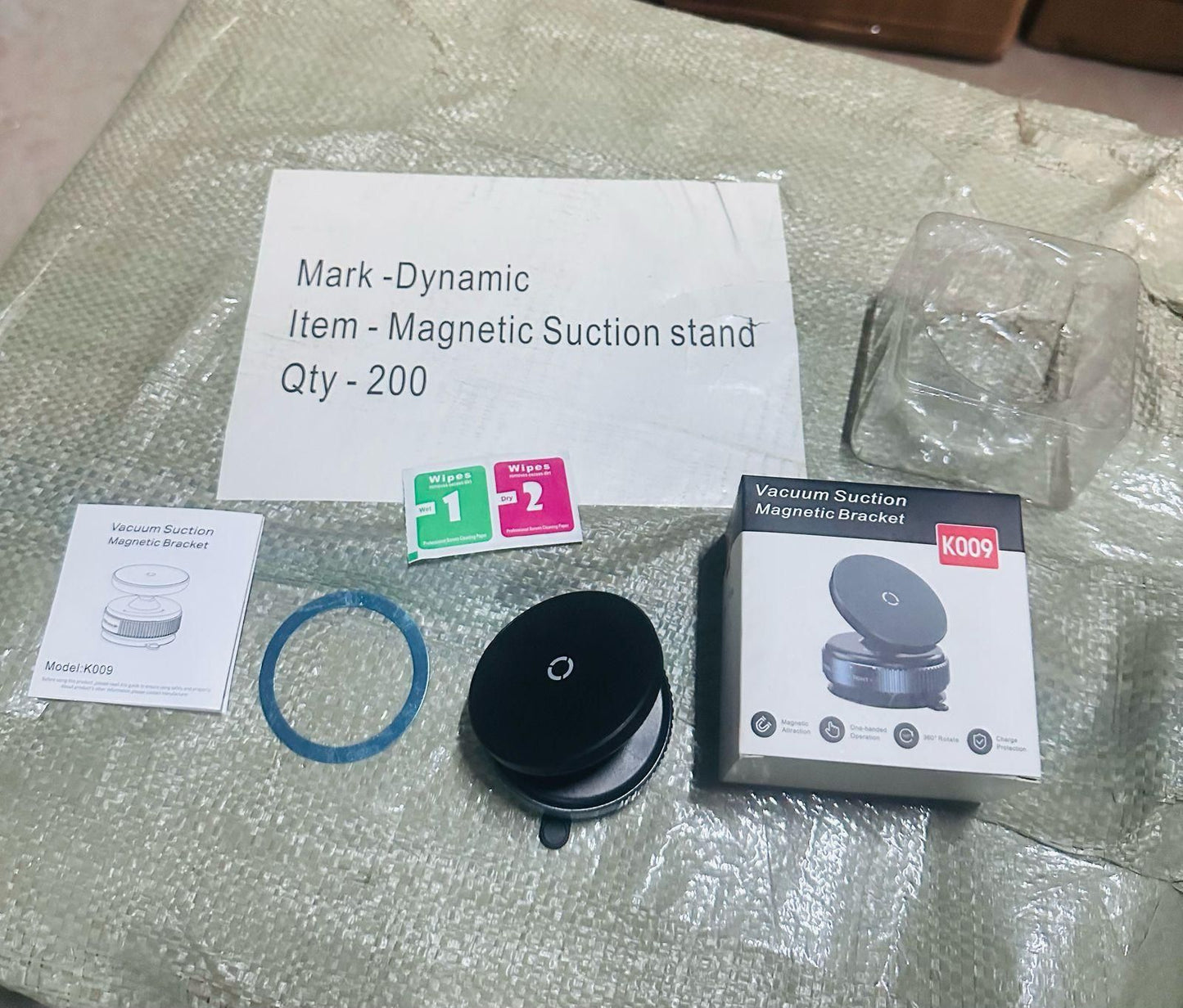 360° Vaccum Magnetic Phones Holder Compatible with All Mobile
